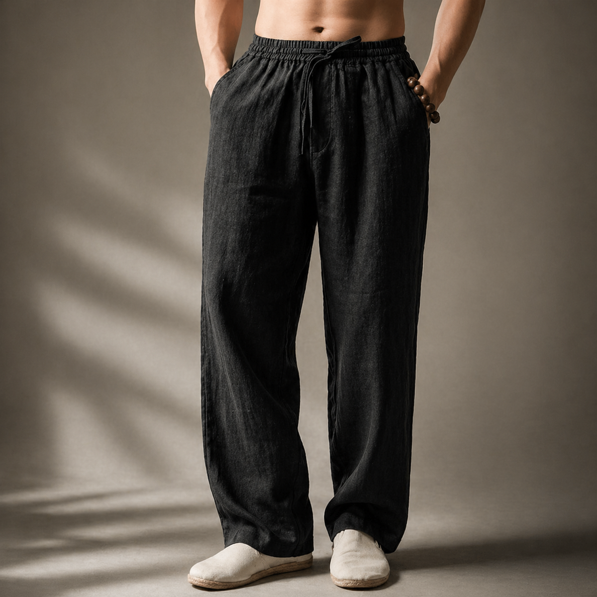 Ellis Cotton-Linen Trousers