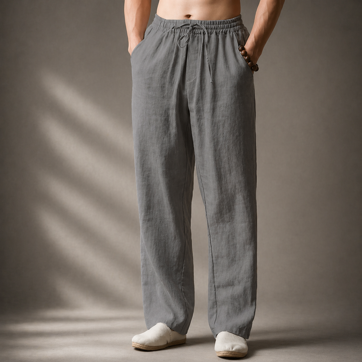 Ellis Cotton-Linen Trousers