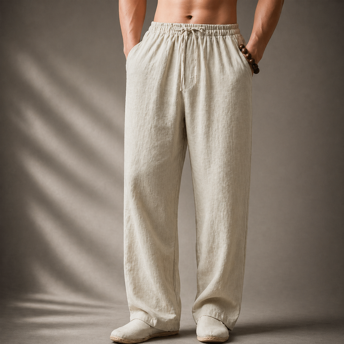 Ellis Cotton-Linen Trousers