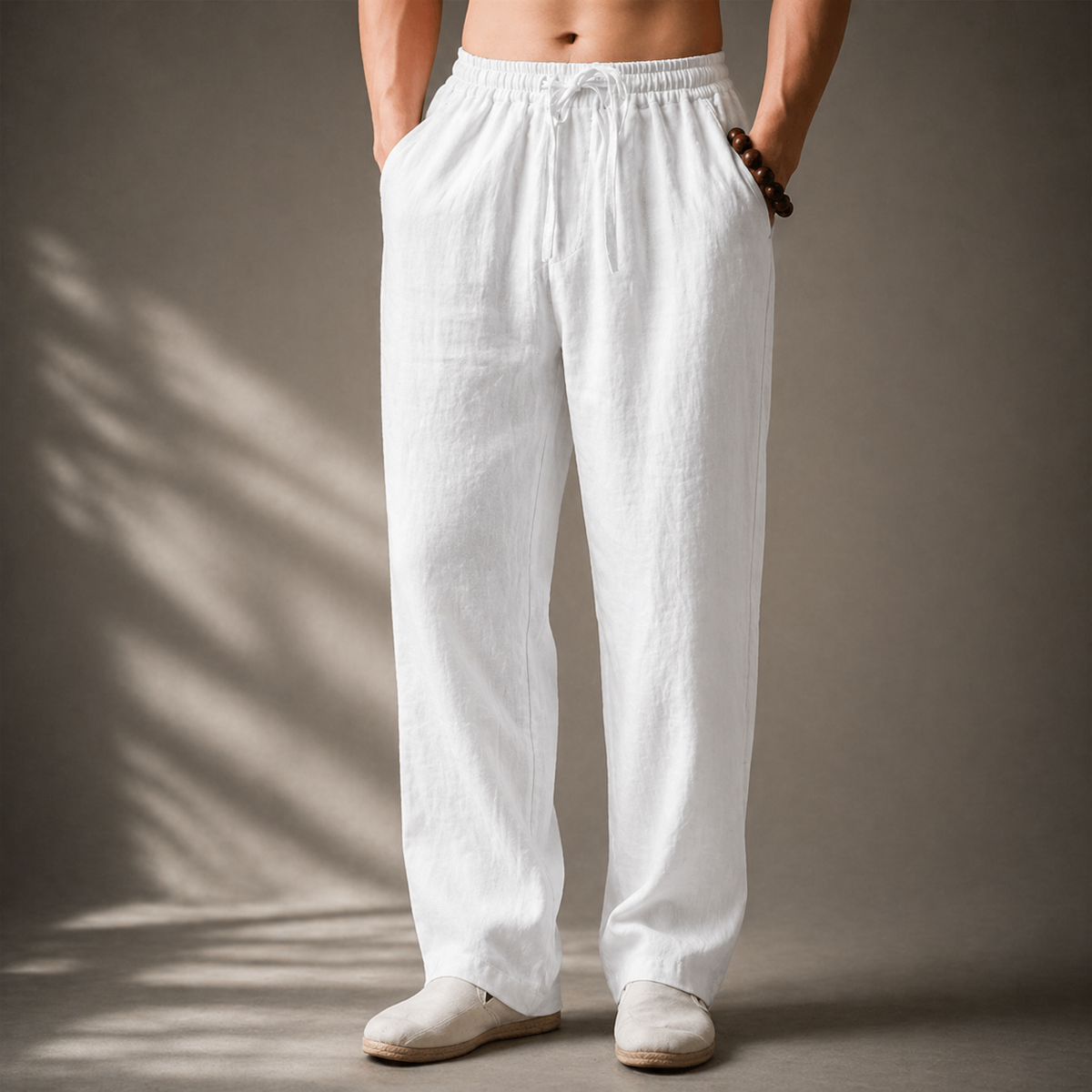 Ellis Cotton-Linen Trousers