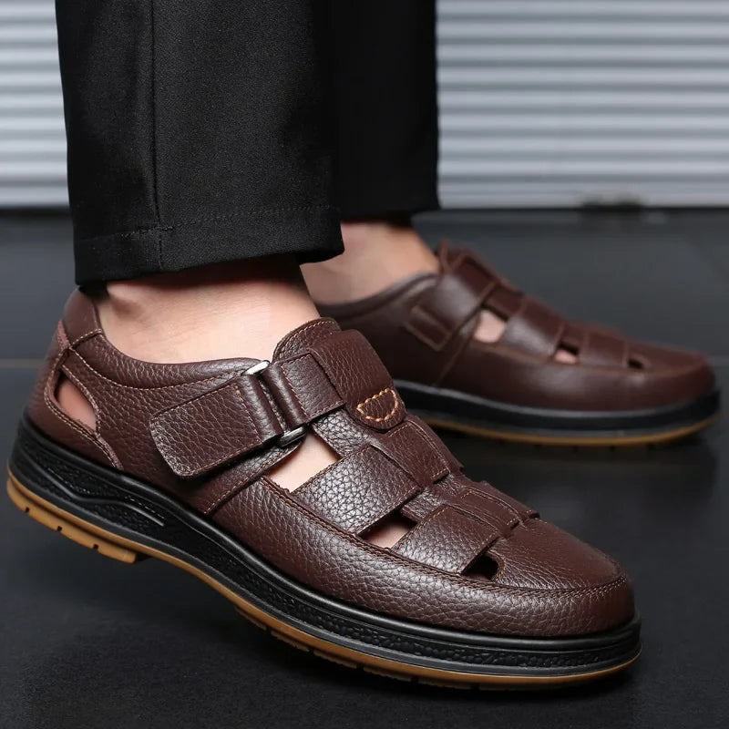 Riverton Fisherman Leather Sandals