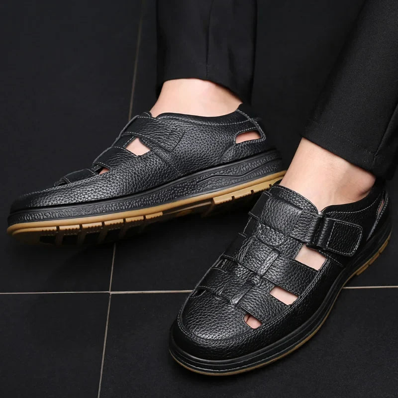 Riverton Fisherman Leather Sandals