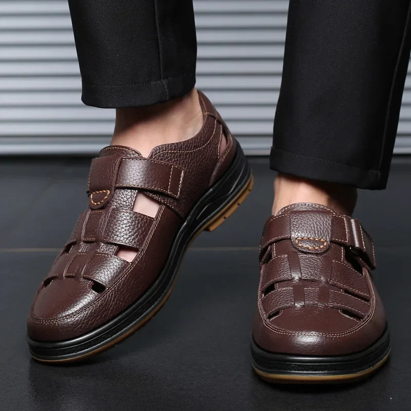 Riverton Fisherman Leather Sandals