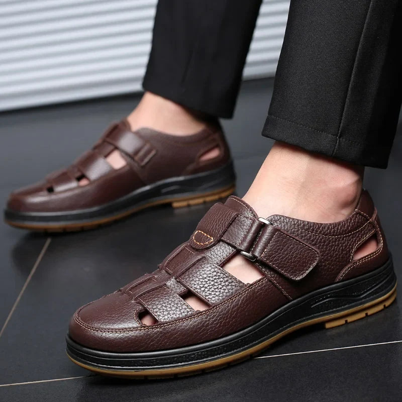 Riverton Fisherman Leather Sandals